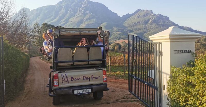 Stellenbosch East Guided Wine Safari and Tasting - Inclusions
