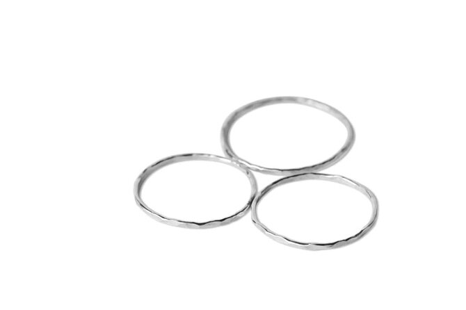 Sterling Silver Set of 3 Stacking Ring Class in Puerto Viejo - Health and Safety