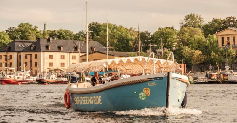 Stockholm: City Sightseeing Open Electric Boat Tour - Activity Details