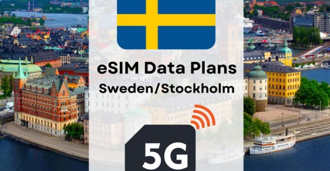 Stockholm: Example Internet Data Plan for Sweden 4G/5G - Activation and Usage