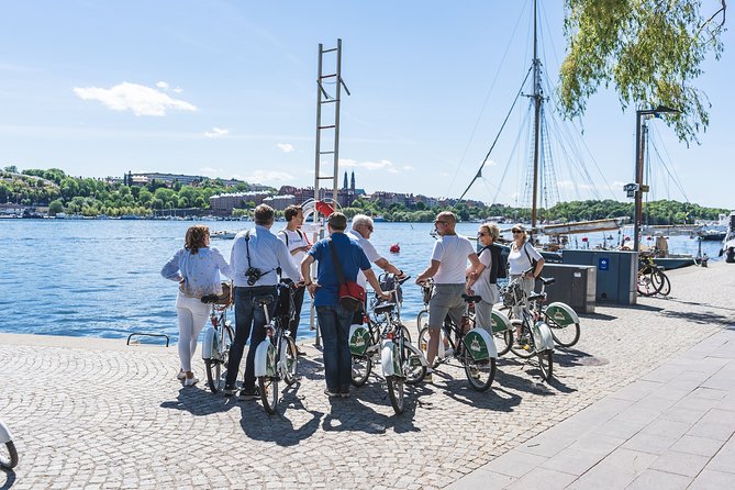 Stockholm's Urban Treasures Private Bike Tour - Admiring the Munich Brewery