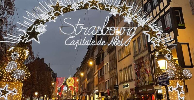 Strasbourg: Christmas Markets Walking Tour With Mulled Wine - Key Points