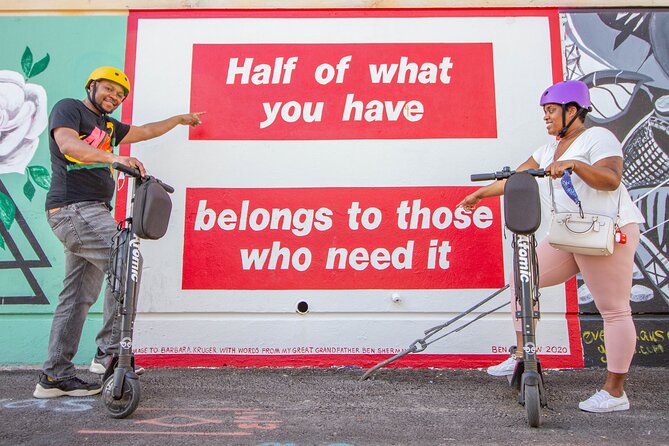 Street Art Photo Shoot & Old Vegas on E-Scooters | Lunch & Photos Included - Tour Inclusions