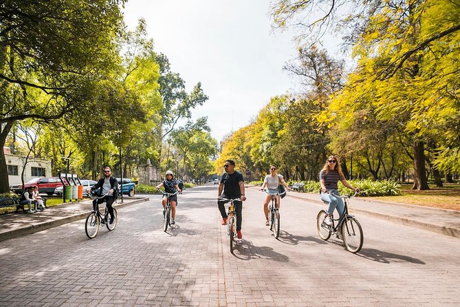Street Food Bike Tour / Mexico Is Not Only Tacos / All Inclusive - Biking Through Parks and Neighborhoods