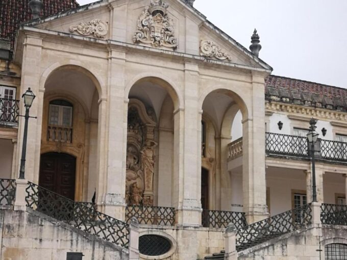 Streets and University Coimbra and Convent of Christ Tomar - University of Coimbra