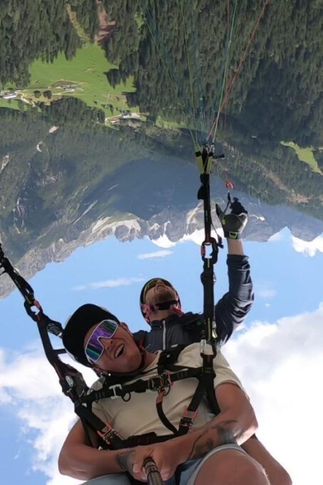 Stubaital: Tandem Paragliding Flight - Getting to the Launch Site