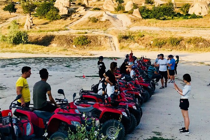 Stunning Sunset Right After Quad Bike Tour in Cappadocia - Visiting the Ruined Village