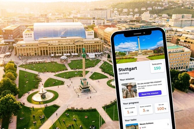 Stuttgart Exploration Game and City Tour on Your Phone - Key Points