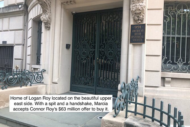 SUCCESSION Walking Tour - Uptown & Downtown NYC Filming Locations - Highlights of the Tour