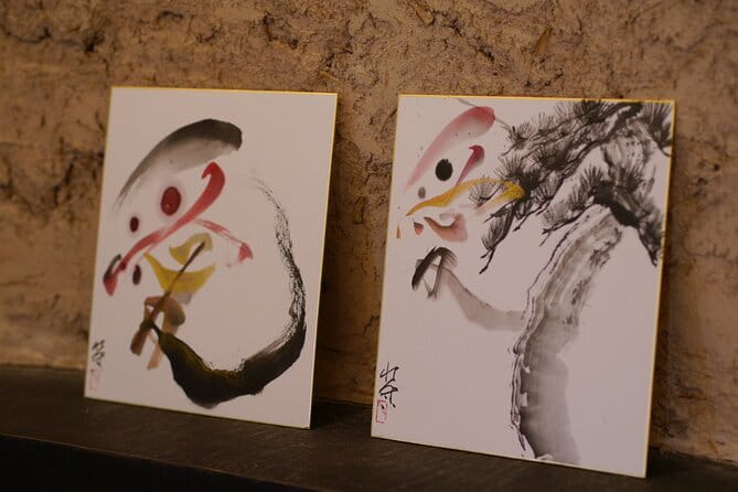 Sumi-e Ink Painting Suiboku-Ga Workshop in a Japanese Teahouse - Inclusions