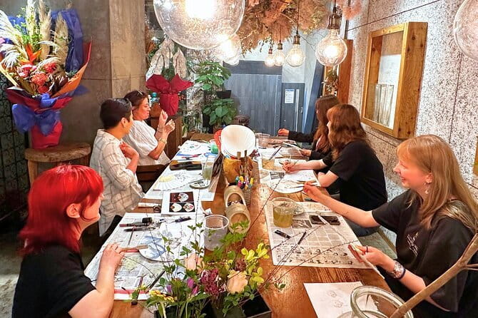 Sumi-e Ink Painting Suiboku-Ga Workshop in a Japanese Teahouse - Exploring the Art of Sumi-e Ink Painting