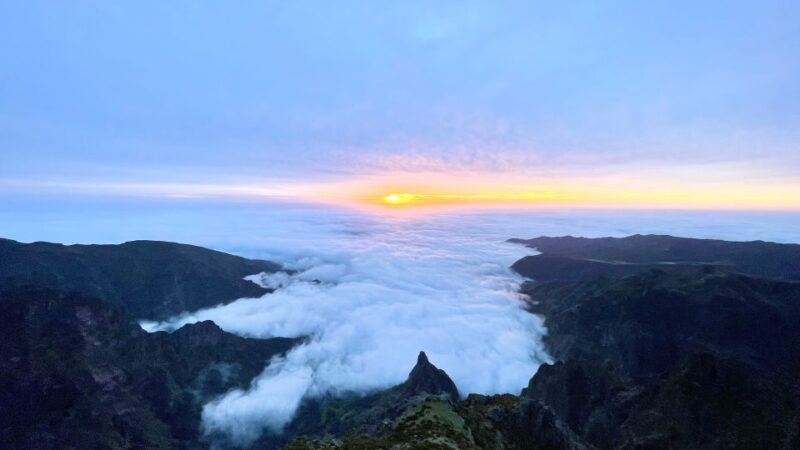 Sunrise at Pico Do Arieiro - Inclusion and Transportation