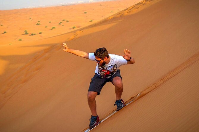 Sunrise Early Morning Desert Safari With Refreshments - Dune Bashing and Sandboarding