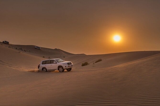 Sunrise in Dubai Desert - Dune Bashing Adventure