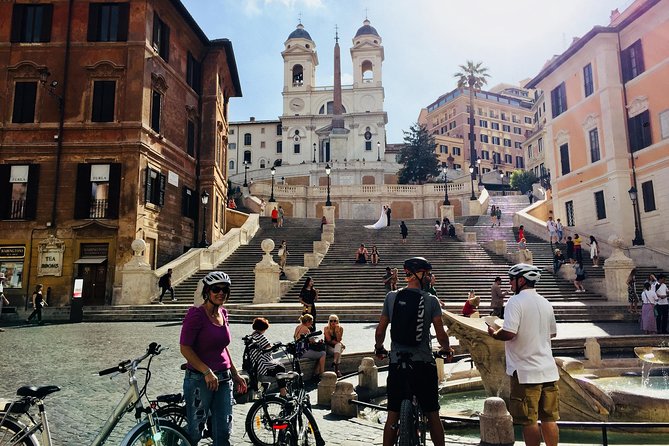 Sunrise in Rome: Small-Group E-Bike Tour With Italian Breakfast - Throwing Coins at Trevi