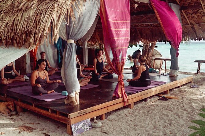 Sunrise Yoga Class Overlooking the Beach, the Sea & Sunrise . - Getting to the Class