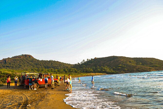 Sunset and Beach Party, Swim With Barbeque Dinner (4x4 Jeep) From Marmaris - Romantic Sunset Viewing Experience