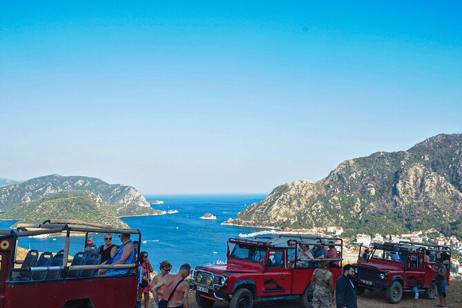 Sunset and Beach Party, Swim With Barbeque Dinner (4x4 Jeep) From Marmaris - Convenient Hotel Pickup and Drop-off