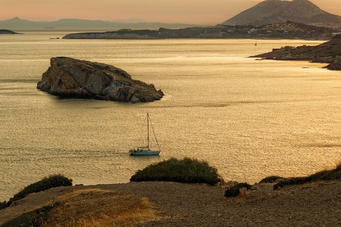 Sunset at Cape Sunio and Swimming in Attica Riviera - Visiting the Temple of Poseidon
