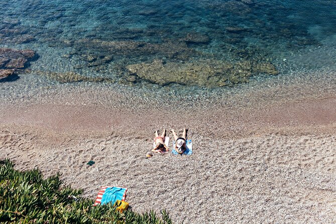 Sunset at Cape Sunio and Swimming in Attica Riviera - Aegean Sea Dip