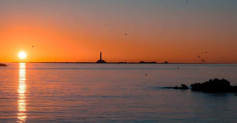 Sunset at the Island of S.Andrea Gallipoli - With Aperitif - Since Your Asked