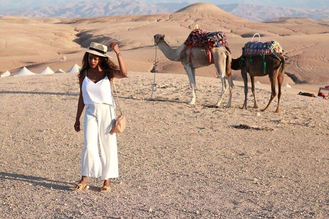 Sunset Camel Ride Experience at the Agafay Rocky Desert. - Highlights and Amenities