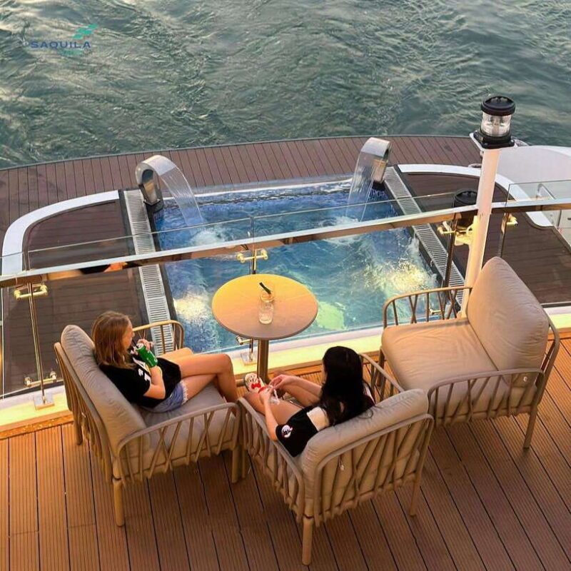 Sunset, Dining & Harmony Performance on Halong Saquila Yacht - Sunset Views and Canapé Party