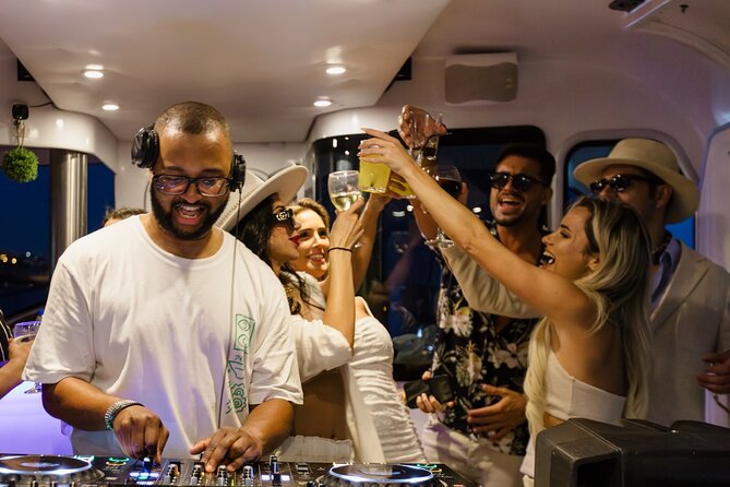 Sunset DJ Boat Party Cruise With Open Bar - Key Points