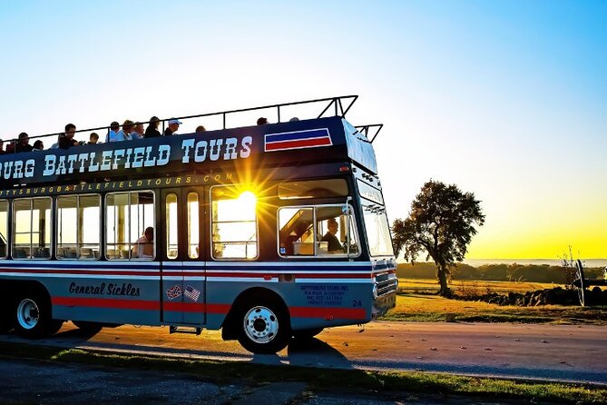 Sunset Double Decker Bus Tour in Gettysburg - Tour Details