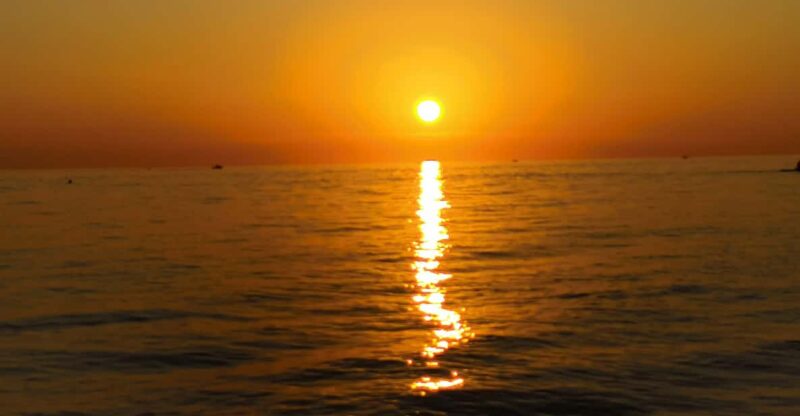 Sunset Finds Dolphins - Istrian Dinner