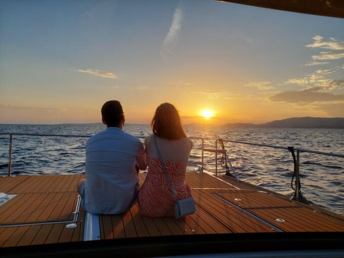 Sunset From the Middle of Palma Bay - Hotel Pickup and Drop-off