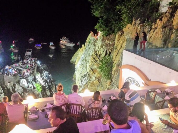 .Sunset High Cliff Divers Exhibition With Different Options, - Nightclub Reservation