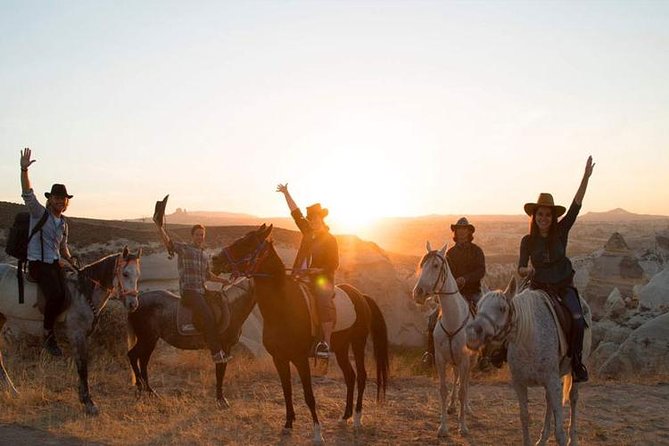 Sunset Horseback Riding Through The Valleys In Cappadocia - Saddling Up and Mounting the Horses