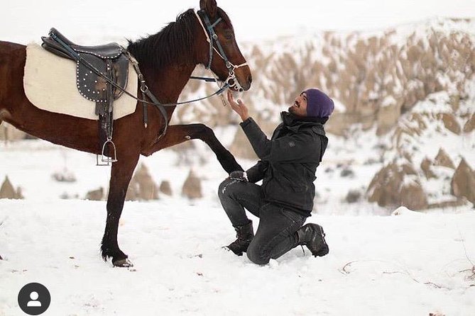 Sunset Horseback Riding Through The Valleys In Cappadocia - Dismounting and Enjoying the Dinner