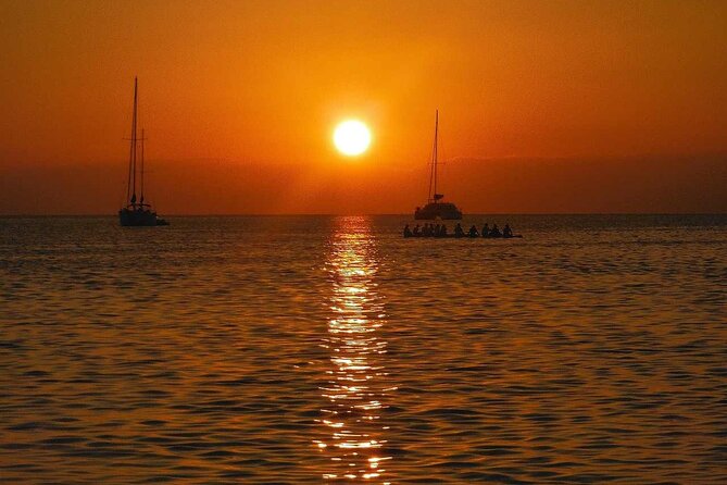 Sunset in Denia From the Catamaran Mundo Marino - Transportation and Group Size