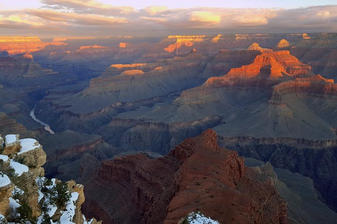 Sunset in the Grand Canyon From Sedona - Dinner at Grand Canyon