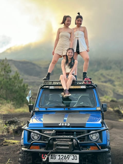 Sunset Jeep, Black Lava & Black Sand Mount Batur - Itinerary Highlights