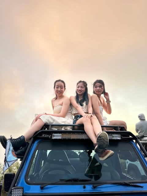 Sunset Jeep, Black Lava & Black Sand Mount Batur - Getting to Mount Batur