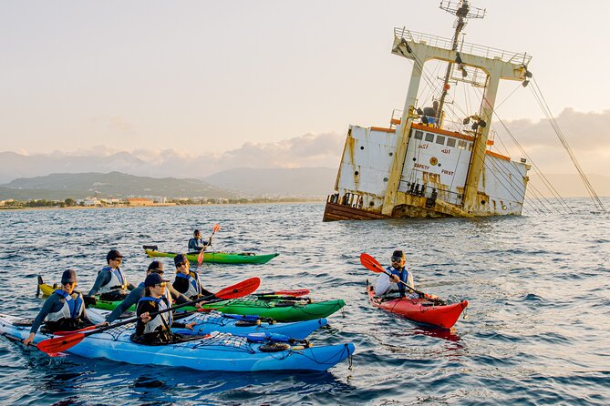 Sunset Kayak Tour to Kissamos Bay Shipwreck & Exclusive Beach - What to Expect