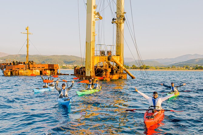 Sunset Kayak Tour to Kissamos Bay Shipwreck & Exclusive Beach - Exclusive Beach Experience