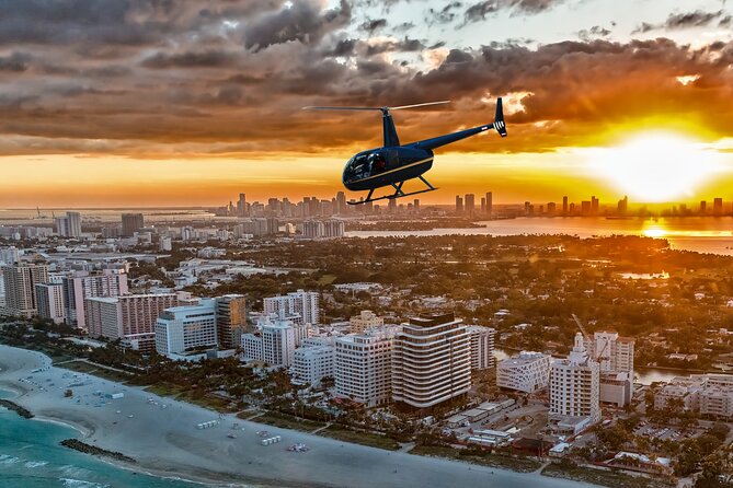 Sunset Miami Private Helicopter Tour - Birds Eye View