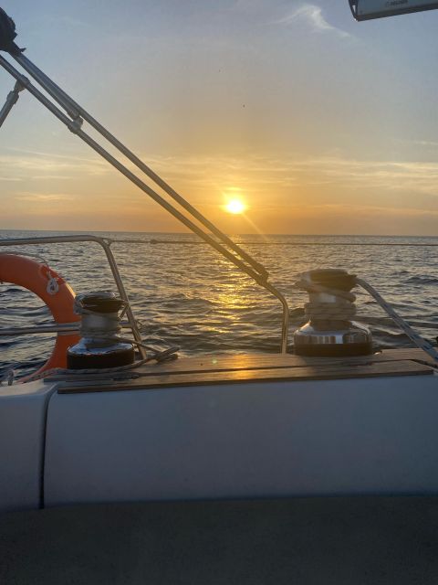 Sunset on a Luxury Sailing Yacht - Lagos - Algarve - Safety and Comfort