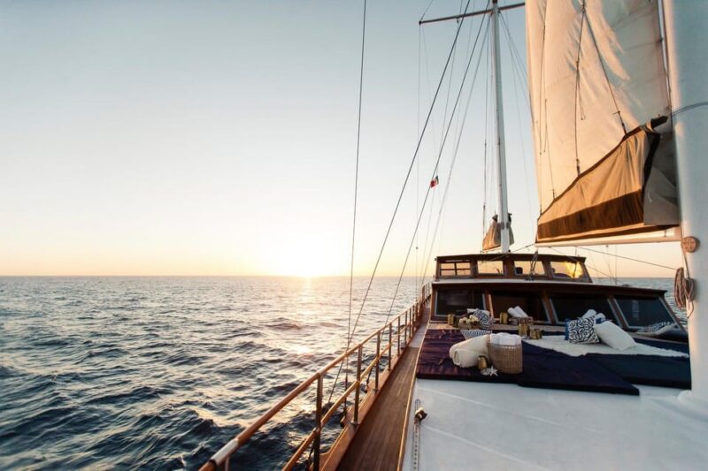 Sunset on a Sailboat + Dinner With Views of the Cabo Arch - Scenic Atmosphere