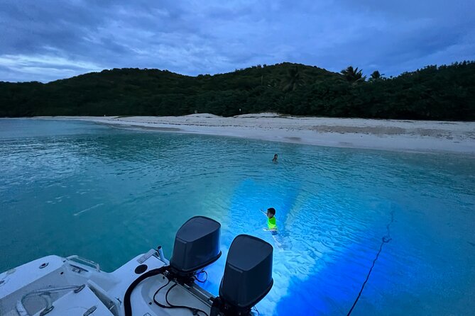 Sunset on an Island in a Private Boat - Meeting and Pickup