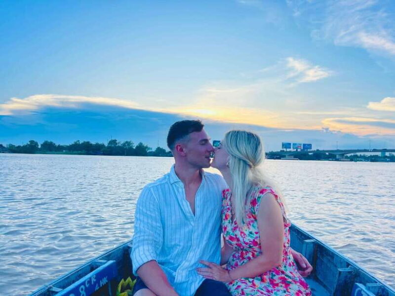 Sunset Over Mekong River and Discover Brilliant City - Key Points