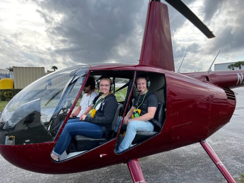 Sunset Private Helicopter: Lauderdale-Hard Rock Guitar-Miami - Key Points