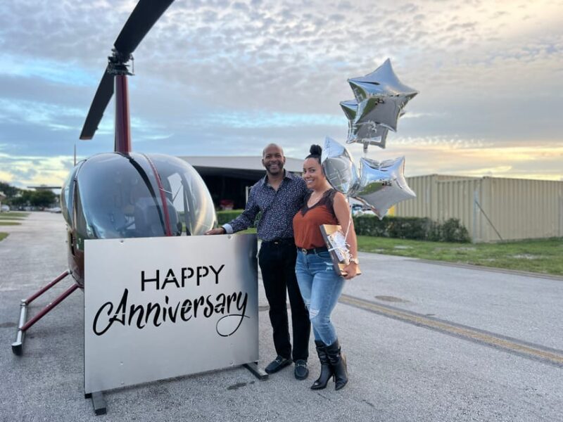 Sunset Private Helicopter: Lauderdale-Hard Rock Guitar-Miami - Itinerary and Flight Route