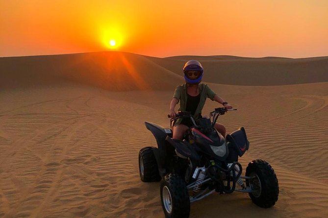 Sunset Quad Bike Tour Dubai (Deep Desert Ride , Sunset in Desert) - What to Expect