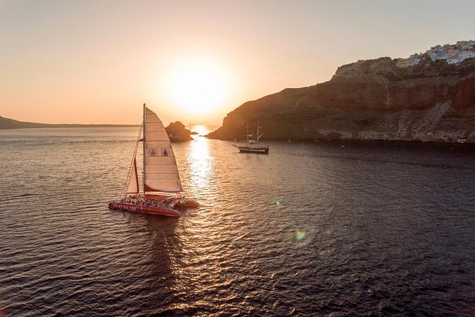 Sunset Sailing Catamaran Cruise in Santorini With BBQ and Drinks - Indulge in a Delectable Barbecue Feast