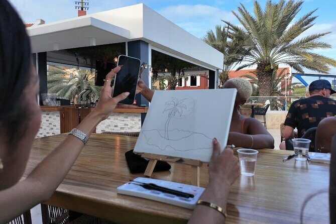 Sunset Sip and Paint Overlooking Curaçao Iconic Skyline - The Sum Up